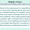 Paragraph on My Favorite Flower and Why I Like It