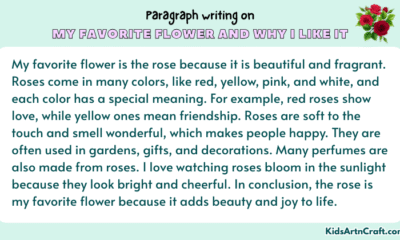 Paragraph on My Favorite Flower and Why I Like It