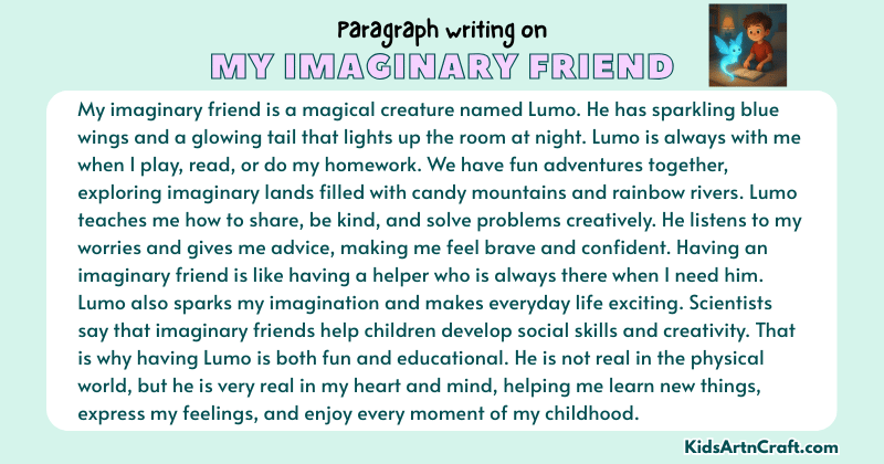 Paragraph on My Imaginary Friend