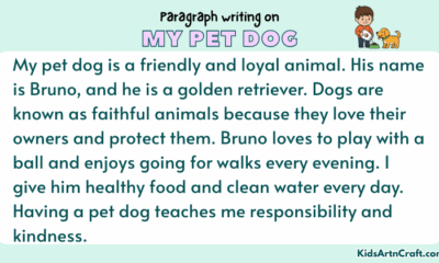 Paragraph on My Pet Dog