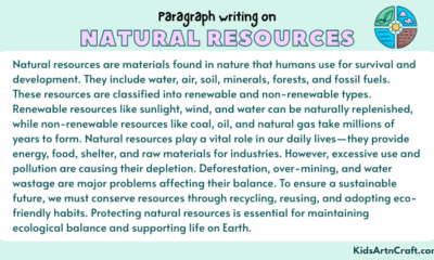 Paragraph on Natural Resources
