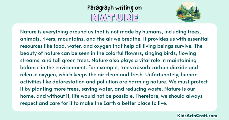 Paragraph on Nature
