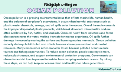 Paragraph on Ocean Pollution