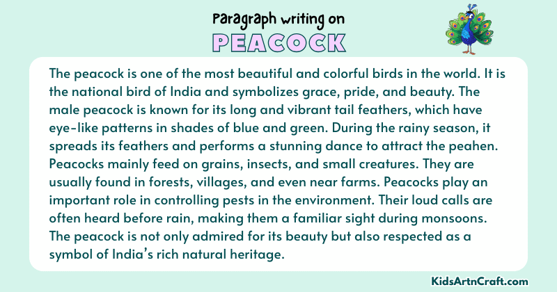 Paragraph on Peacock