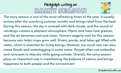 Paragraph on Rainy Season
