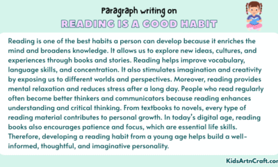 Paragraph on Reading is a Good Habit