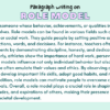 Paragraph on Role Model