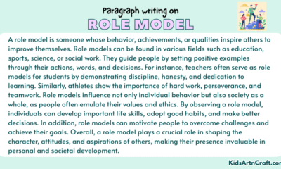 Paragraph on Role Model