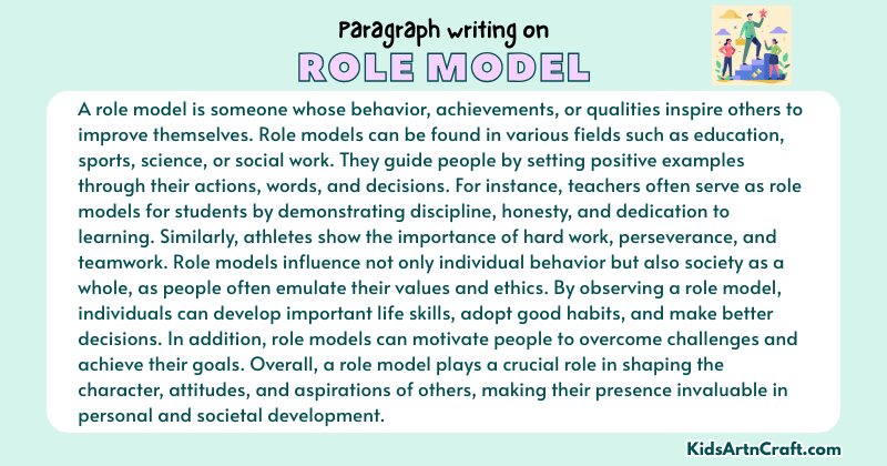 Expository Paragraph on Role Model (Explains with Facts)