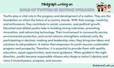 Paragraph on Role of Youths in Nation Building