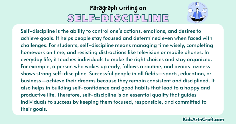 Paragraph on Self-Discipline