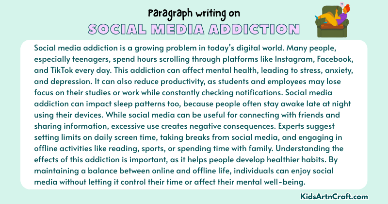 Paragraph on Social Media Addiction