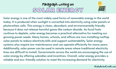 Paragraph on Solar Energy