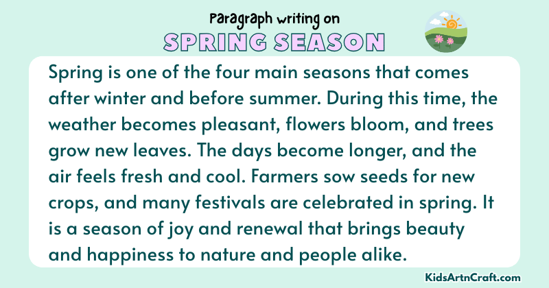 Paragraph on Spring Season