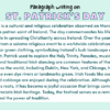 Paragraph on St. Patrick’s Day