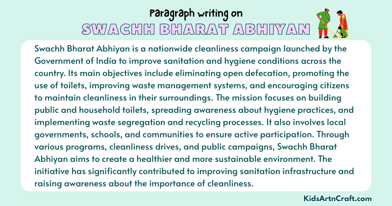 Paragraph On Swachh Bharat Abhiyan