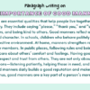 Paragraph on The Importance of Good Manners