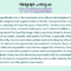 Paragraphs On Tourism