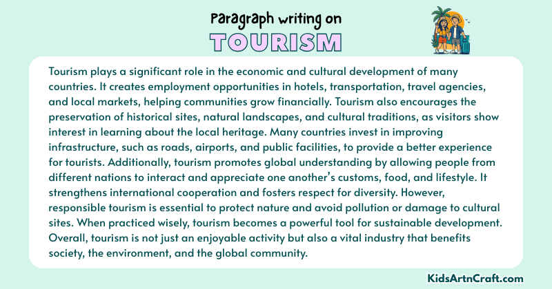 Paragraphs On Tourism