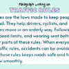 Paragraph on Traffic Rules