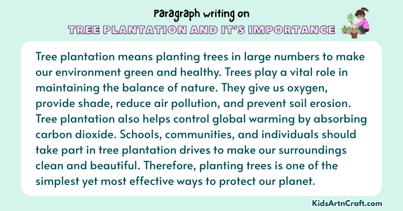 Paragraph on Tree Plantation and It’s Importance