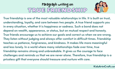 Paragraph on True Friendship