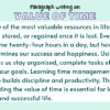 Paragraph on Value of Time