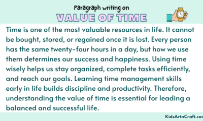 Paragraph on Value of Time