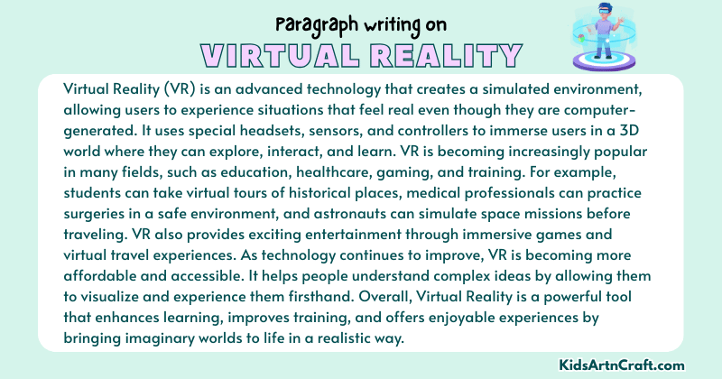 Paragraph on Virtual Reality