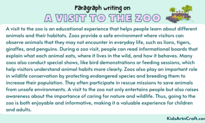 Paragraph on A Visit to the Zoo