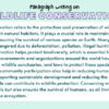 Paragraph on Wildlife Conservation