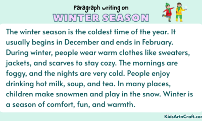 Paragraph on Winter Season
