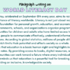 Paragraph on World Literacy Day