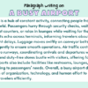Paragraph on A Busy Airport
