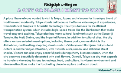 Paragraph On A City Or Place I Want To Visit