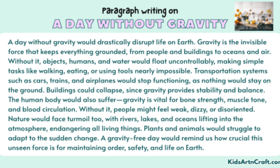 Paragraph On A Day Without Gravity