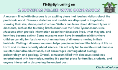 Paragraph on A Museum Filled With Dinosaurs