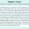 Paragraph on A Noisy Classroom During Recess