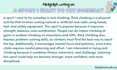 Paragraph on A Sport I Want to Try Someday