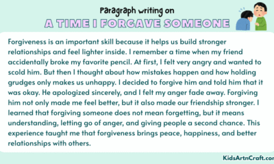 Paragraph on A Time I Forgave Someone