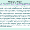 Paragraph on A Visit to A Museum