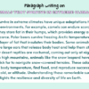 Paragraph on Animals That Survive in Extreme Climates