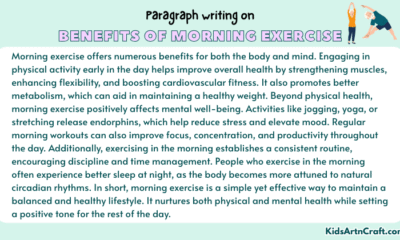 Paragraph on Benefits of Morning Exercise