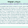 Paragraph on Bullying and How to Stop It
