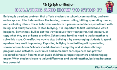 Paragraph on Bullying and How to Stop It
