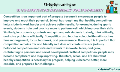 Paragraph on Is Competition Necessary For Progress?