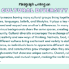 Paragraph on Cultural Diversity