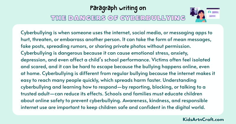 Paragraph on The Dangers Of Cyberbullying