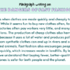 Paragraph on The Dangers Of Fast Fashion