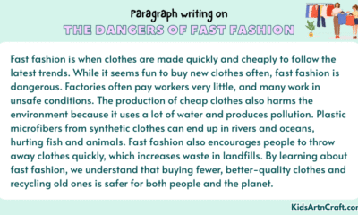 Paragraph on The Dangers Of Fast Fashion